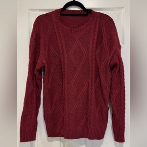 NWOT cable knit sweater